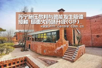 苏宁施压裁判与鲁能发生肢体接触 局面火药味升级(GIF)_华体会官方平台(图2) 华体会官方网站入口